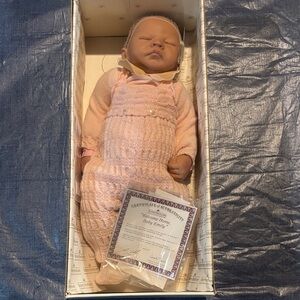 Realistic Baby Doll in Pink Outfit